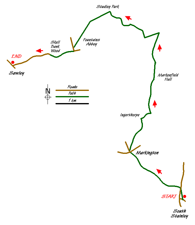 Walk 2404 Route Map