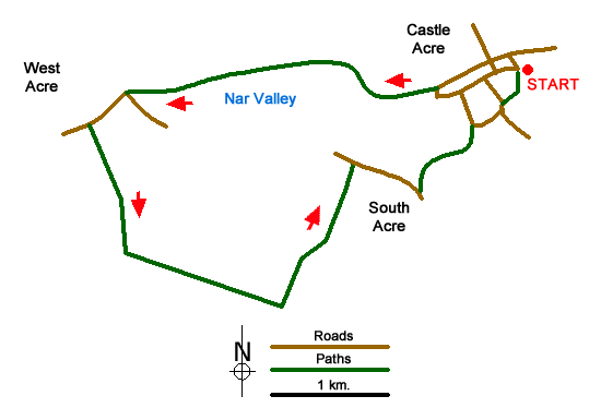 Walk 2436 Route Map