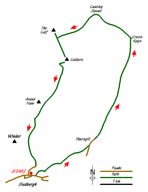 Route Map - Walk 2438