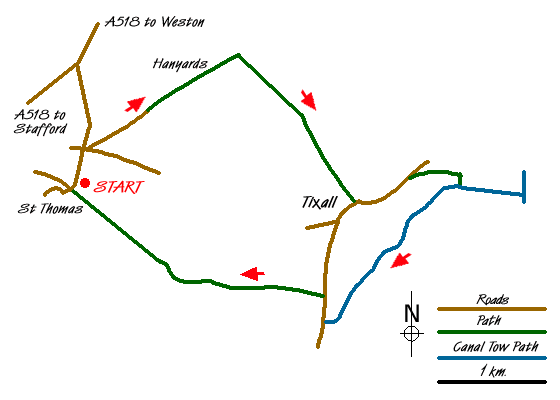 Route Map - Walk 2443