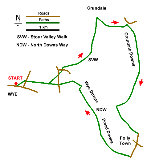 Walk 2444 Route Map