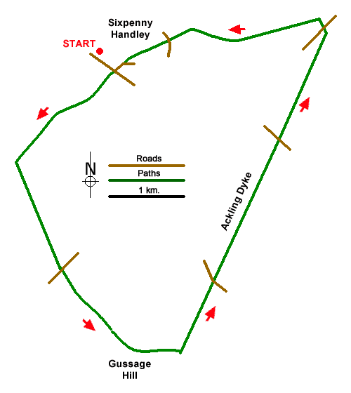 Walk 2448 Route Map