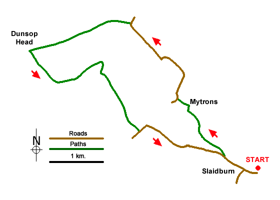 Walk 2452 Route Map