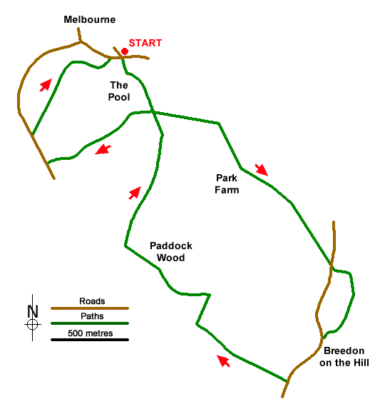 Walk 2492 Route Map