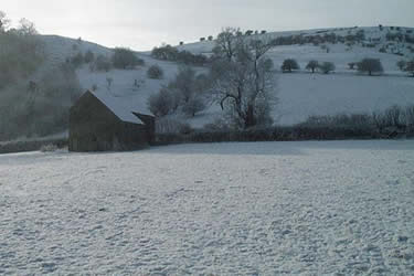 Typical stone barn in Manifold Valley