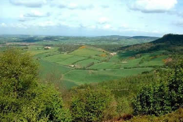 Looking west from the glider field near Sutton Bank