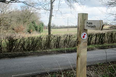 Essex Way near to Greensted