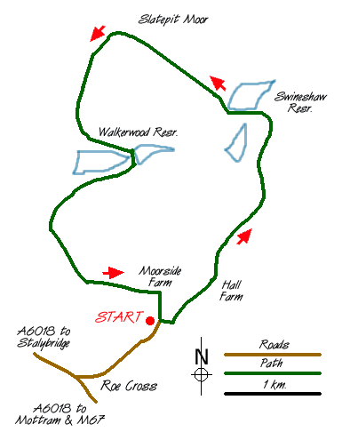 Walk 2521 Route Map