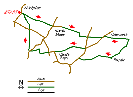 Route Map - Walk 2541