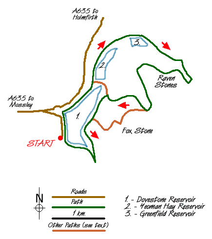 Route Map - Walk 2553