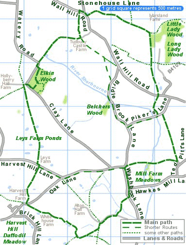 Route Map - Coventry's Ancient Arden Walk