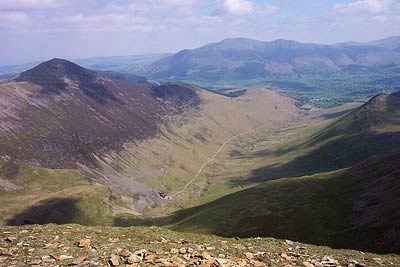 Grisedale Pike and Coledale from Crag Hill summit