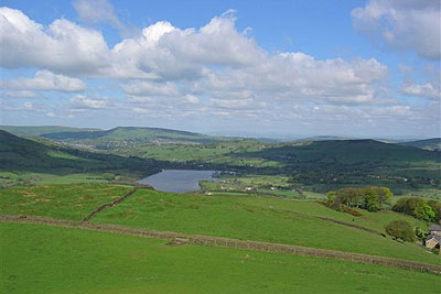 Combs Reservoir from Combs Edge.