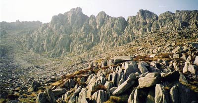 Bristly Ridge seen on the approach to the Glyders