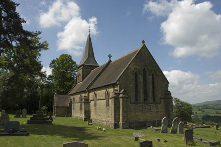 The church at Cleeton St.Mary