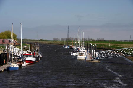 Fosdyke Marina and the River Welland