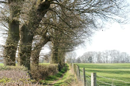 Part of the Chiltern Way near to Brentford Grange Farm