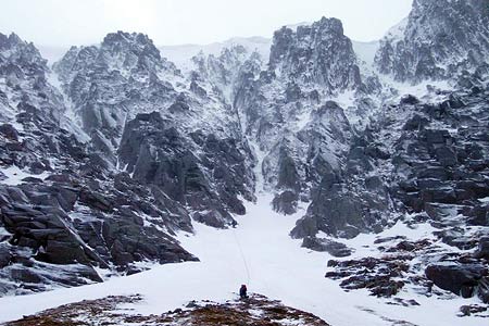 Coire an t-Sneachda provides many challenging winter routes
