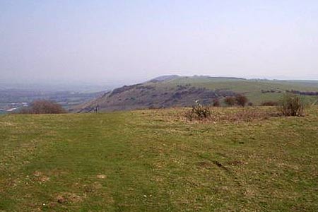View east from the summit of Ditchling Beacon