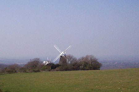 The Jack and Jill Windmills near the  Clayton