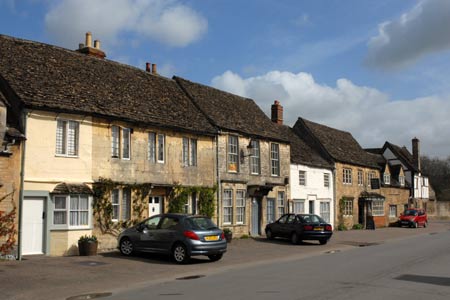 Lacock - shops and cottages on High Street