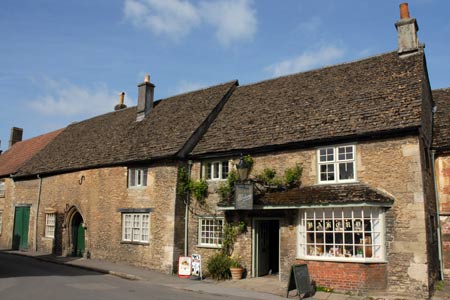 Lacock - shop and cottages on Church Street