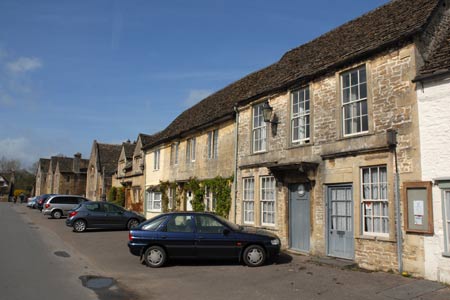 Lacock - row of cottages on High Street