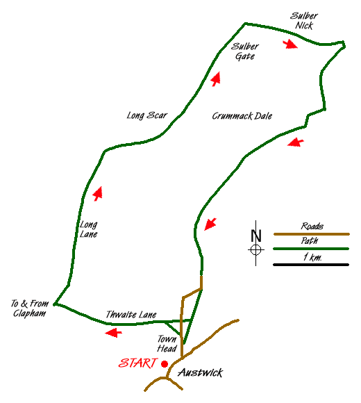 Route Map - Walk 2620