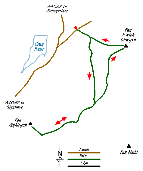 Route Map - Walk 2645