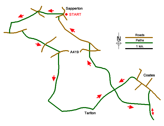 Walk 2674 Route Map
