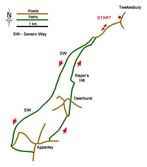 Walk 2676 Route Map