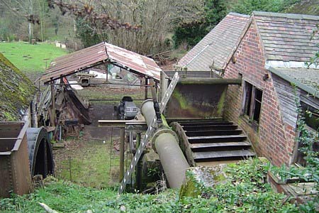 18th Century Churchill forge with working water wheel