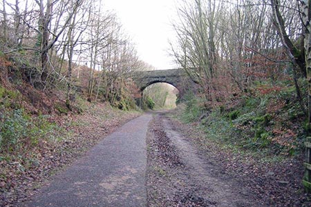The disused Woodhead Railway Line
