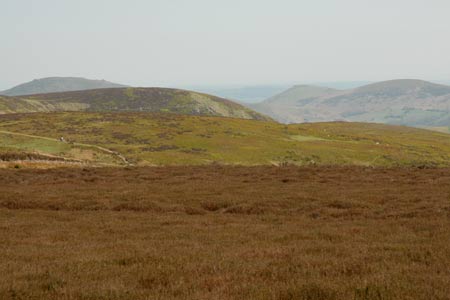 Looking east across the hills of the Long Mynd