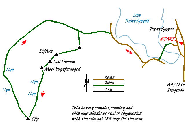 Walk 2713 Route Map