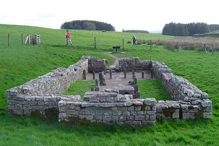 Hadrian's Wall - Mithraeum Temple at Brocolitia Roman Fort