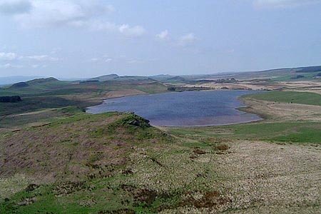 Hadrian's Wall - Bromlee Lough from Sewingshields