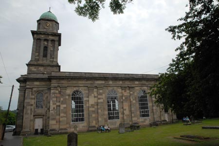 The exterior of Telford's church at Bridgnorth