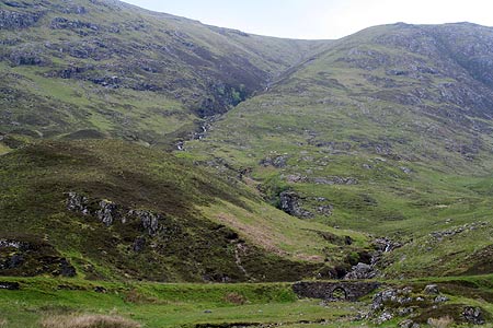 Military Road and Coire Meannarclach