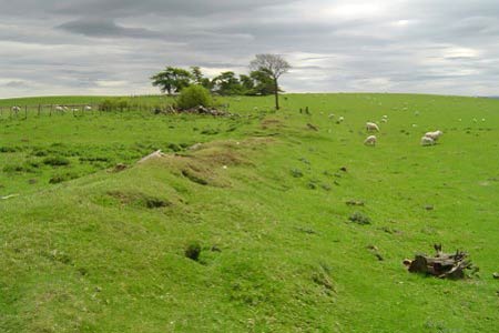Some sections of Offa's Dyke are eroded