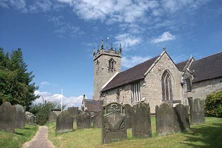 The parish church at Sandon village