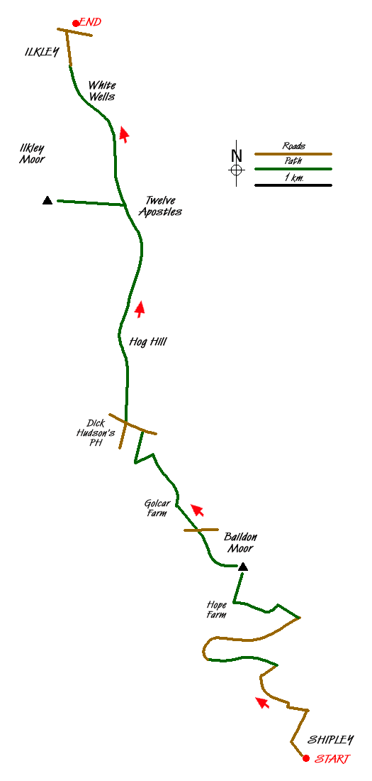 Route Map - Walk 2802