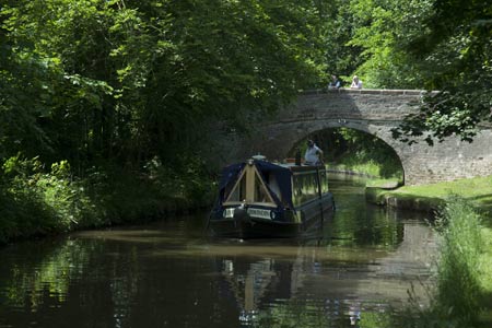 The Llangollen Canal at Yell Bridge