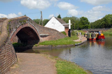The junction of canals at Little Haywood