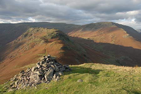 Gibson Knott and Steel Fell from Helm Crag