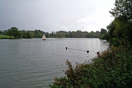 The southern lake at Stanborough Park