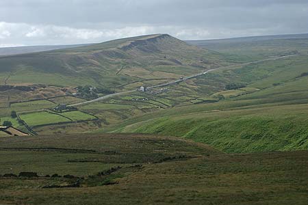 Pule Hill and the A62 from Buckstones