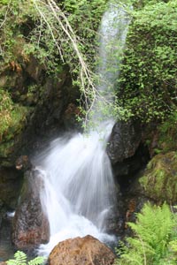 Waterfall in Coire nam Beitheach, Glen Coe