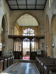 Interior of All Saints, Hillsden