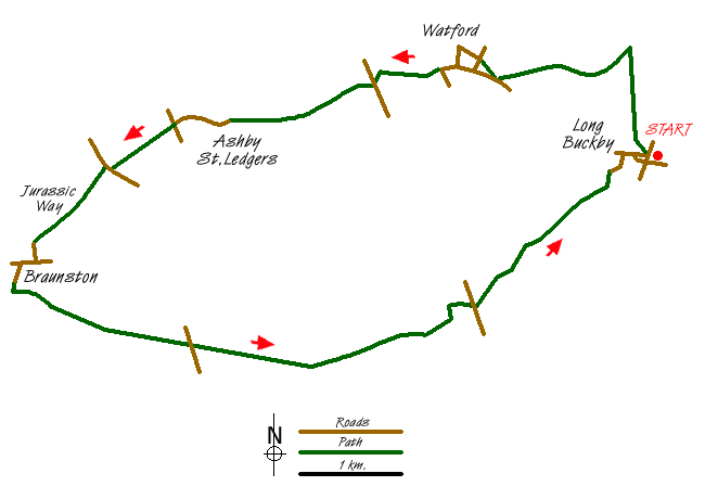 Walk 2909 Route Map